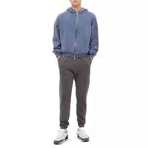 Sudadera con capucha Vintage lavada con ácido de algodón de alta calidad 100% para hombres High Street Series Sudadera con capucha con estampado de invierno con diseño lavado con piedra - Product Image 4