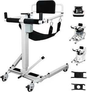 Machine de transfert électrique pliable portable, capacité 250 kg, réglable, classe II, pour le transport de sièges de voiture et le levage de fauteuils roulants - Product Image 1