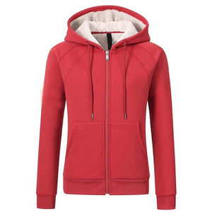 Sudadera con capucha holgada de algodón con cremallera para mujer, diseño personalizado con técnicas de estampado, cuello con capucha, ideal para otoño e invierno - Product Image 2