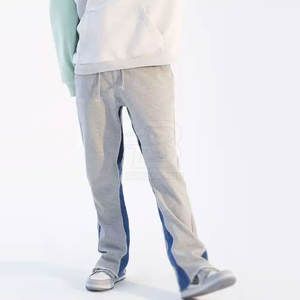 Pantalon de survêtement évasé pour hommes de meilleure qualité Nouveau design Taille moyenne Vêtements décontractés pour une utilisation en extérieur Motif droit - Product Image 4