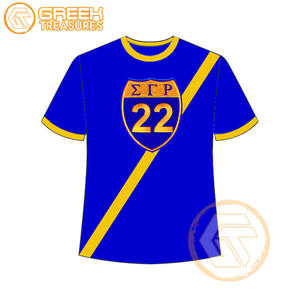 Vente en gros de t-shirt Sigma Gamma Rho pour femmes vêtements de sororité jersey de coton t-shirt respirant de haute qualité vêtements grecs pour femmes - Product Image 6
