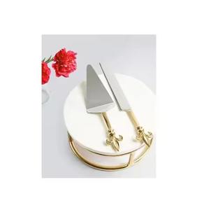 Servidor de pastel de boda con mango de acrílico Juego de cuchillos Producto de alta calidad de alta venta Servidor de cuchillo de pastel de acero - Product Image 4