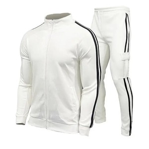 Nuevo cárdigan de primavera y otoño para hombre, traje deportivo con cuello levantado, ropa deportiva para jóvenes, conjunto informal ajustado para correr de dos piezas - Product Image 5
