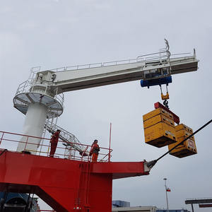 เครนยกของหนัก 20 ตัน สำหรับเรือบรรทุกสินค้าและท่าเรือ แบบติดตั้งบนดาดฟ้า ระบบไฮดรอลิก - Product Image 2