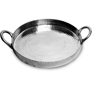 Bandeja de servicio de metal de calidad superior al por mayor, diseño único para invitados, bodas y decoración del hogar, precio barato - Product Image 1