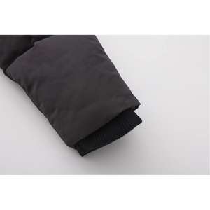 Nouveauté 2026 – Blousons matelassés noirs unis pour hommes, 100 % polyester, rembourrage en coton, coupe oversize, fermeture éclair - Product Image 6