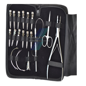 Kit de herramientas de extensiones de cabello negro de alta calidad, caja de fabricante personalizada, Material plástico - Product Image 1