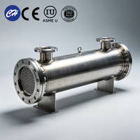 Intercambiador de Calor de Tubo de Carcasa Desmontable Personalizado, Ecológico, de Alta Precisión, SS304, Certificado ASME y CE, para Uso Industrial