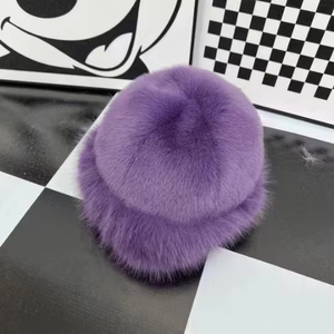 หมวกบีนนี่หนาแบบนุ่มสำหรับผู้ชายและผู้หญิงหมวกหัวกะโหลกถักแบบอุ่นผ้าแจ็คการ์ดสำหรับเล่นกีฬาและใช้ในชีวิตประจำวัน - Product Image 4