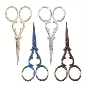 Aiguille à broder en acier inoxydable droite, antique, fine, rétro, classique, vintage, pour travaux manuels, couture, broderie, manucure, durable - Product Image 1