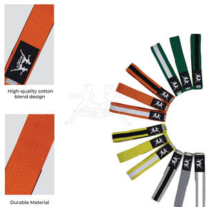 Ceintures de Jiu Jitu sur mesure, design de service OEM, meilleures ventes de ceintures de Jiu Jitu quantité minimale de commande bas ceinture de Jiu Jitsu - Product Image 4
