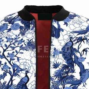 Blouson Bomber à Capuche Personnalisé OEM Imprimé sur le Devant pour Homme – Décontracté, Meilleure Vente, Chaud, Hiver, Couleur Unie, Nylon/Polyester - Product Image 5