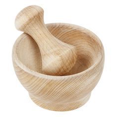 ชุดครกไม้คลาสสิกสำหรับใช้ในครัวอินเดียสำหรับบดเครื่องเทศและเตรียมสมุนไพร - Product Image 2