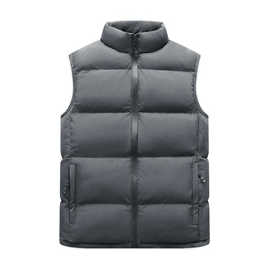 Gilets et vestes pour hommes de couleur personnalisée, veste matelassée à bulles, sans manches, gilet chaud d'hiver en stock, design personnalisé, gilet matelassé - Product Image 4