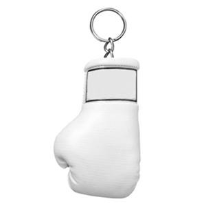 Mini gants de boxe personnalisés bon marché en acier inoxydable et cuir PU avec logo imprimé, porte-clés - Product Image 2