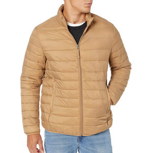 Veste matelassée en toile pour homme, style décontracté, fermeture éclair sur le devant, haute qualité, imperméable et respirante - Product Image 1