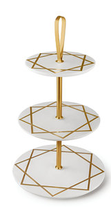 Soporte de repostería de 3 niveles de mármol decorativo personalizado al por mayor hecho a mano por fabricantes indios - Product Image 4