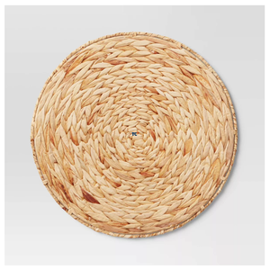 Platos de Servir Redondos de Jacinto de Agua Tejidos a Mano, Ecológicos, Naturales, Modernos, para Regalos Empresariales - Product Image 1