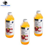 Biologische 100% pure hoogwaardige bulk appelazijn EU-standaard Halal & HACCP gecertificeerd Nutrifarm 1000ml rechtstreeks uit Indonesië