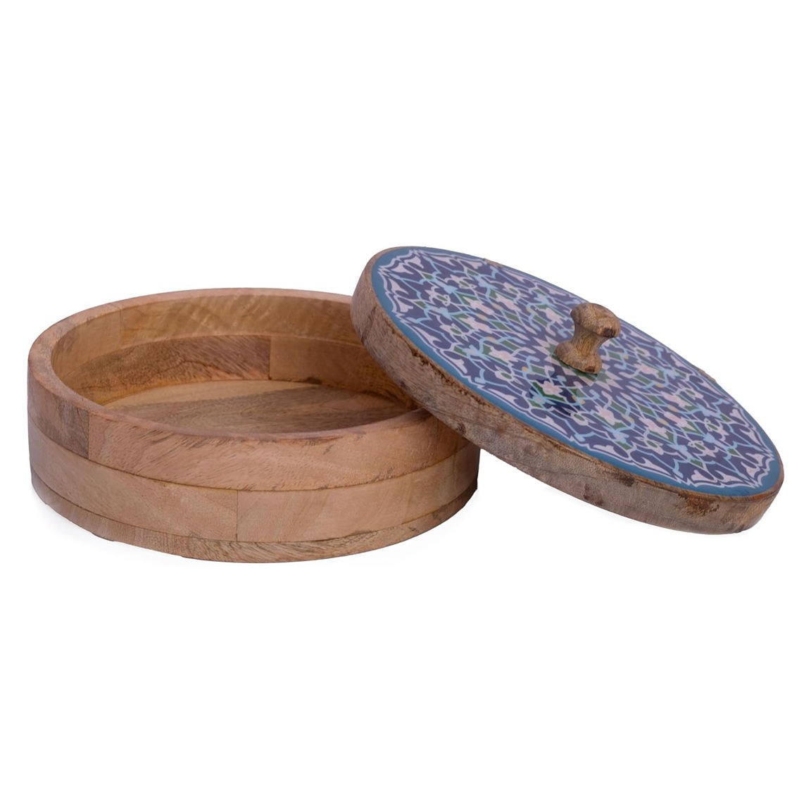 Natural Wood Finished & Enamel Print