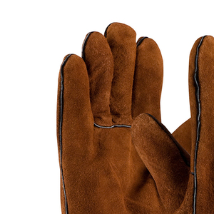 Vente en gros Gants de travail de sécurité antidérapants de 13 pouces en peau de chèvre en peau de mouton en cuir de vachette avec polyester pour le jardinage et le travail - Product Image 5