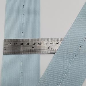 Correa cincha 60mm banda elástica poliéster logotipo personalizado Jacquard cintura tejida nailon ancho antideslizante para ropa interior - Product Image 4