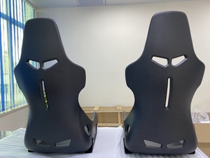 Siège de course sport léger en fibre de carbone et cuir PU/PVC, fabrication de précision, performance de supercar, imperméable pour - Product Image 2
