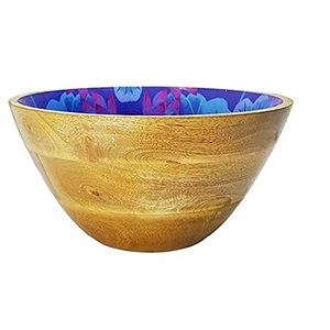 Utensilios Cuencos para servir sopa de lujo Uso de hotel y Resort Vajilla Servidor de alimentos Tazón Mesa Centro de mesa Tazón de madera para servir - Product Image 2