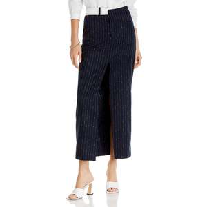 สตีฟ แมดเดน วอร์คแวร์กระโปรงแม็กซี่ลายทางสีกรมท่า ไซส์ M - Product Image 1