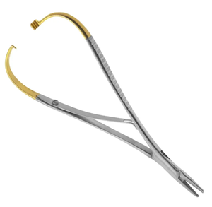 Portaagujas TC Mattieu de acero inoxidable de alta calidad, instrumento quirúrgico Manual con mandíbula delicada dentada - Product Image 4