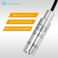 Sonde de niveau numérique hydraulique étanche IP68 Pokcenser pour réservoir d'eau/carburant, en acier inoxydable SUS304, précision 0,5 % F.S.