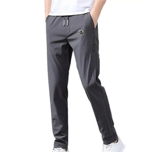 Conjunto Deportivo Informal Unisex de Estilo Urbano, Pantalones Deportivos Transpirables de Poliéster con Cintura Elástica y Cordón, Conjuntos Deportivos Modernos para Otoño - Product Image 3
