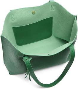 Bolso de mano multiusos para mujer 2025 con bordado Cierre abierto Asas fuertes impermeables - Product Image 5