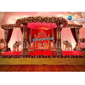 Socle de mariage à Double tiges, superbe, thème des états-unis et du sud-indien, Design traditionnel, 2020 - Product Image 1