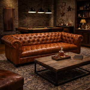 Cabecero de Cama de Cuero Estilo Mid-Century Hecho a Medida, Panel Trasero Tapizado, Tamaños Personalizados, Muebles de Dormitorio de Lujo Hechos a Mano para Hotel - Product Image 5