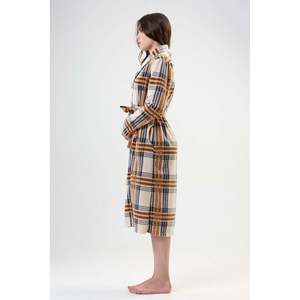 เสื้อคลุมผ้าฟลีซแขนยาวสำหรับผู้หญิง ชุดนอนแสนสบาย - Product Image 2