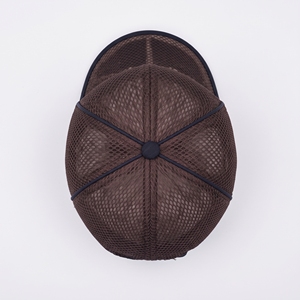 Gorra Trucker de Malla Marrón de 6 Paneles Unisex Transpirable Casual al por Mayor con Logotipo Personalizado de Alta Calidad OEM ODM Bajo MOQ Gorra de Béisbol - Product Image 6