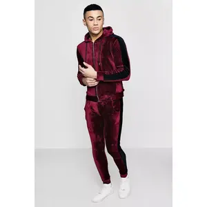 Wholesale Manufacturer Apparel Two Pieces Set Custom Fleece Oversized Hoodies&Sweatshirt <b>Mens</b> <b>Jogger</b> Set Tracksuits - Product Image 6