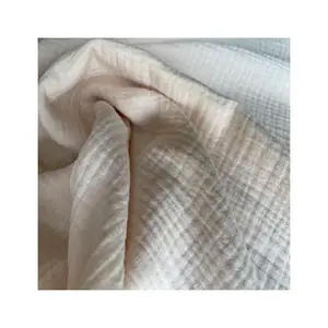 Premium Brand Natural Muslin Cloth Use To Dress Making Bamboo Cotton 3 Layer Muslin Perfect Gift For Newborn Essentials