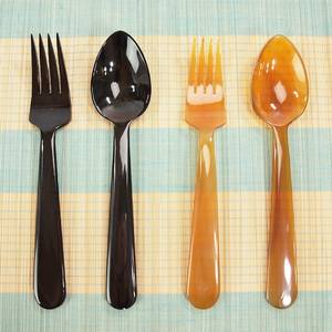 Cuchara de cuerno de búfalo de diseño Cuchara de cuerno de búfalo natural hecha a mano La mejor calidad y el mejor precio con venta - Product Image 6