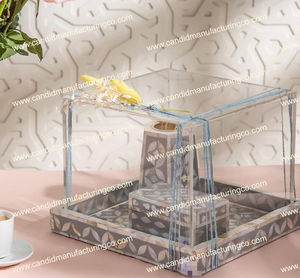 Quemador de conchas marinas blancas Bakhoor, incienso árabe, madre de perla, juego de Cajas de Regalo y bandeja Mubkhar para decoración de Ramadán Eid - Product Image 5