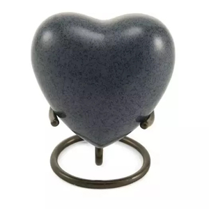 Suministros funerarios para mascotas, suministros de acero con forma de corazón, de urnas antiguas, Material elegante y decorativo de Metal y acero, nuevo diseño - Product Image 1