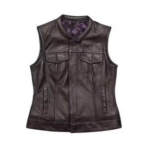 Chaleco de Cuero para Hombre, Cuello Alto, al por Mayor, Impermeable, Estilo Urbano, Ropa de Invierno, Transpirable de Alta Calidad - Product Image 1