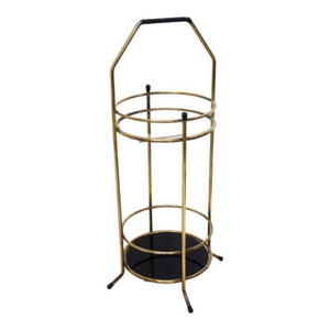 Round White Powder Coated Solid Iron <b>Stand</b> Latest Design Indoor Home Standing <b>Umbrella</b> <b>Stand</b> at Wholesaler Price Stylish Storage - Product Image 5
