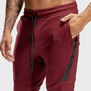 Sport Custom Logo Workout Patchwork Male Sweatpants <b>Slim</b> <b>Fit</b> Cotton Drawstring Fitness Gym <b>Men</b> <b>Jogger</b> Pants Trackpants - Product Image 5