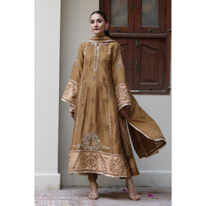 Conjunto de Camisa y Dupatta de Satén Nina - Product Image 5