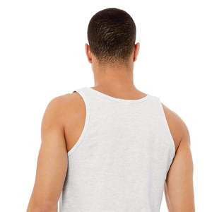 Airlume-Camiseta sin mangas de algodón para hombre y mujer, camiseta sin mangas de algodón peinado y anillo, 32 onzas, color blanco, 100% - Product Image 6