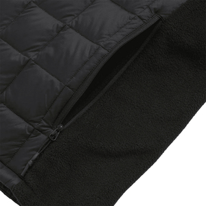 Vêtements chauds brillants d'hiver à col montant et à fermeture éclair pour hommes, gilet à capuche matelassé, gilet pour hommes, vente en gros sur mesure - Product Image 4