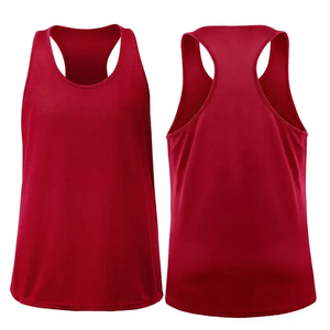 Personnalisable grande taille hommes débardeur séchage rapide coton vêtements de sport respirant tricoté tissage imprimé écologique Hip Hop Fitness - Product Image 4