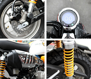 มอเตอร์ไซค์125CC ขนาดเล็กสำหรับผู้ใหญ่จักรยานลิงกอริลลาลิง4จังหวะใหม่ - Product Image 4